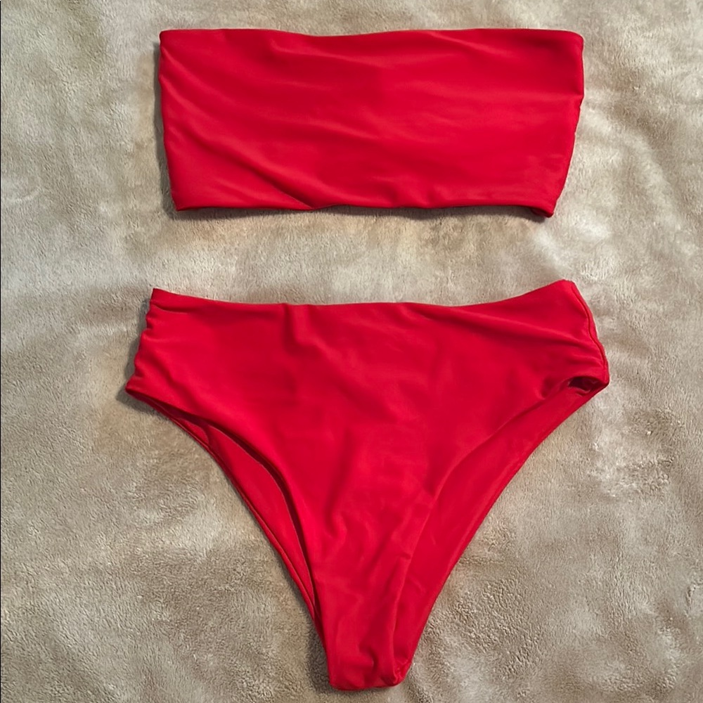 SHEIN Red Bikini Set